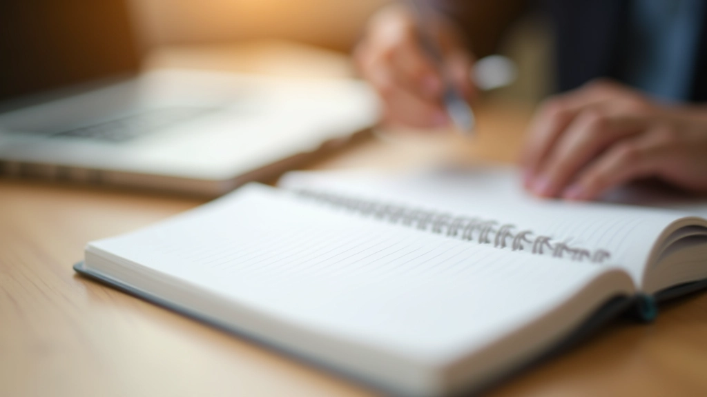 Handwritten expense notebook showing daily entries with categories marked clearly